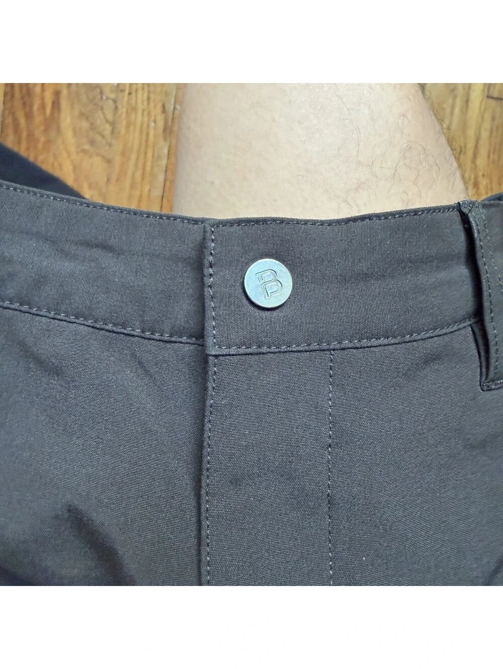 BYLT Premium Basics Kinetic Pant 2.0 Mens 31x30 Black Performance Tech Trousers